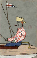Segeln - Künstlerkarte - Sailing