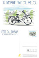 Entier Postal Fête Du Timbre 2013 - 2015 - 2023 Et 2024 - Fête Du Timbre - Lot De 5 Entiers Neuf Ou Obl - Official Stationery