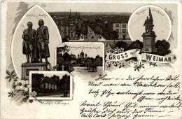 Gruss Aus Weimar - Litho - Weimar