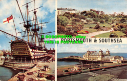 R520521 Portsmouth And Southsea. H. M. S. Victory. South Parade Pier. Multi View - Mondo