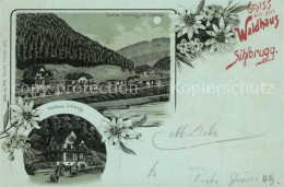 13567028 Sihlbrugg Waldhaus Station Sihltal Mondschein Sihlbrugg - Andere & Zonder Classificatie