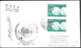 US Space Cover 1972. "Apollo 17" Launch. NASA Chile Tracking Station - Stati Uniti