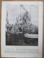 1924  PLATEAU DE TRILBARDOU  Statue Marechal Gallieni Meaux DISCOURS Général Nollet - Non Classés