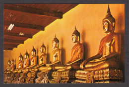 115881/ BANGKOK, Wat Pho, Temple Of The Reclining Buddha, Images Of Budhist Phro From Many Places Of Thailand - Thaïlande