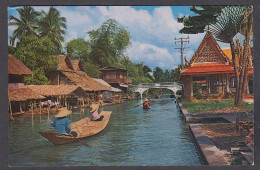 115847/ BANGKOK, Thonburi, View Of Klong - Tailandia