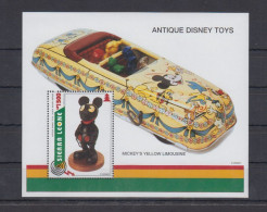 Disney Sierra Leone 1995 Antique Toys MS #1 MNH - Disney