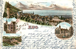 13566850 Zug ZG Rathaus Hauptplatz Panorama Bergkette Zug ZG - Andere & Zonder Classificatie