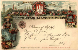 Hamburg - Allgem. Gartenbau Ausstellung 1897 - Litho - Autres & Non Classés