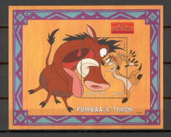 Disney Sierra Leone 1998 Pumbaa And Timon MS MNH - Disney