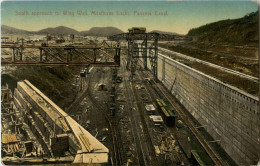 Panama - Wing Wall - Miraflores Locks - Panama