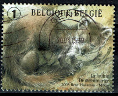 België OBP 3833 - Natuur, Nature, Marterachtigen, Steenmarter - Fouine - Used Stamps