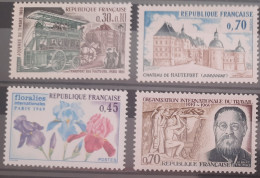 France Yvert 1589-1596-1597-1600** Année 1969 MNH. - Unused Stamps