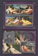 Benin 2013 - Peinture - D'art Erotique - PALMA IL VECCHIO - BL + BF  - MNH - Desnudos