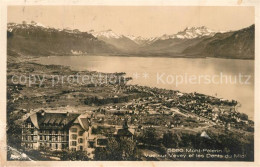 13564030 Mont-Pelerin Le Vue Sur Vevey Les Dents Du Midi Mont-Pelerin Le - Sonstige & Ohne Zuordnung