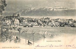 13562351 Lausanne VD Panorama Et Les Alpes Lausanne VD - Autres & Non Classés