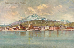 13561898 Luzern Vierwaldstaettersee Panorama Pilatus Luzern Vierwaldstaettersee - Sonstige & Ohne Zuordnung