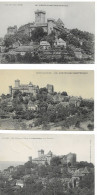 46 Lot  Lot De 3 CPA Chateau De Castelnau Pres Bretenoux Vue Prise De La Tour Ronde - Bretenoux