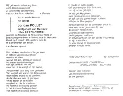 Joridan Pollet (1929-1997) - Devotieprenten