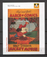 Disney Sierra Leone 1992 Mickey Mouse Magazines And Books #1 MS MNH - Disney