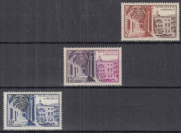 MONACO  455-457, Postfrisch **, Eröffnung Des Postmuseums In Der Herkulesgalerie, 1952 - Unused Stamps
