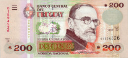 Uruguay P-89b 200 Pesos Uruguayos 2009 UNC - Uruguay