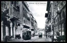 GENOVA - Via XX Settembre. (  Ediz. E Fotografie T. Dell' Avo Nº 229)   Carte Postale - Genova