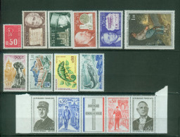 YT N° 1664 1667 à 1670 1672 1684 1686 1692 1693 1698A  Neufs 1971 - Unused Stamps