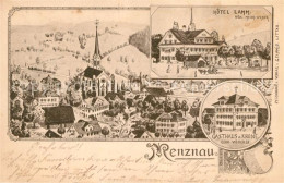 13558764 Menznau Panorama Hotel Lamm Gasthaus Krone Menznau - Autres & Non Classés