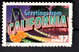 2017228619  2002  SCOTT 3700 (XX) POSTFRIS MINT NEVER HINGED - GREETINGS FROM AMERICA - CALIFORNIA - Nuevos