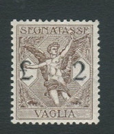 REGNO 1924 SEGNATASSE PER VAGLIA 2 L. ** MNH CENTRATO - Mandatsgebühr