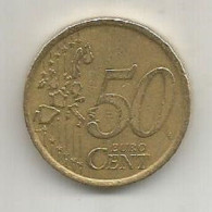 SPAIN 50 EURO CENT 1999 M - Spagna