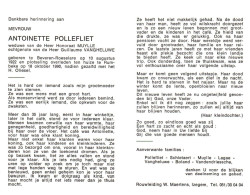 Antoinette Pollefliet (1922-1990) - Andachtsbilder