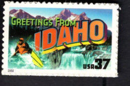 2017229552  2002 SCOTT 3707 (XX) POSTFRIS MINT NEVER HINGED GREETINGS FROM AMERICA - IDAHO - Ungebraucht