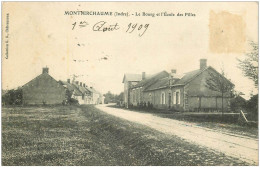 36 MONTIERCHAUME. Ecole De Fille 1909 - Other & Unclassified