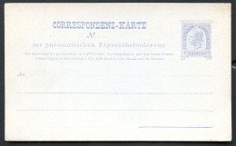 Rohrpost-Postkarte RP14bI Postfrisch 1892 Kat.16,00€ - Briefkaarten