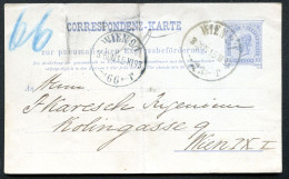 Rohrpost-Postkarte RP14bI Wien 2/1 1893 Kat.10,00€ - Postkarten