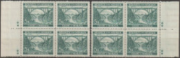 039/ Pof. 45; Border 4-blocks. Plate Mark ** - Neufs