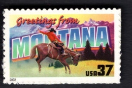 2017231271 2002  SCOTT 3721 (XX) POSTFRIS MINT NEVER HINGED - GREETINGS FROM AMERICA - MONTANA - Ungebraucht