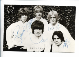 V6174/ The Lords   Beat- Popgruppe  Autogramme Rüdel AK  60/70er Jahre - Autografi