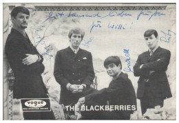 V6168/ The Blackberries   Beat- Popgruppe  Autogramm Autogrammkarte  60er Jahre - Handtekening