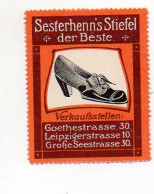 Y7281/ Reklamemarke Sesterhenn`s Stiefel  Schuhe Reklame Ca.1912  - Publicité