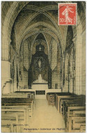 36 PELLEVOISIN. Eglise. Carte Toilée 1908 - Altri & Non Classificati