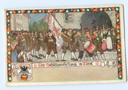 Y5521/ Schützenfestzug In Tirol  Südmark AK  Ca.1914  - Altri & Non Classificati