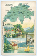 T3956/ Suisse Schweiz Landkarten Litho AK Reklame Remy  Ca.1912 - Sonstige & Ohne Zuordnung