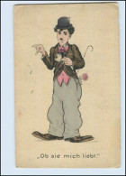 Y4963/ Charlie Chaplin Karikatur Schöne AK  Ca.1925 - Künstler
