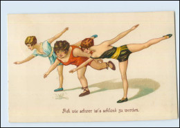 Y4845/ Frauen Turnen Gymnastik  Litho AK 1933 - Jeux Olympiques