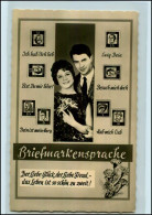 T1933/ Briefmarkensprache  AK  Ca.1965 - Sellos (representaciones)