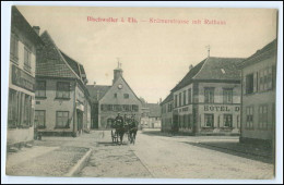 N8792/ Bischweiler Elsaß Krämerstr. Rathaus AK Ca.1915 - Elsass