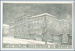 N8194/ Dresden Gruß Von Der Annenschule AK 1916 - Dresden