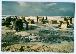 Y2406/ Sylt Sturmflut Strandkörbe AK Ca.1965 - Sylt